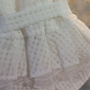 Girls White Dress Set