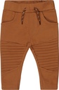 Dirkje Checked Shirt With Jogger For Boys- Blue & Caramel Brown