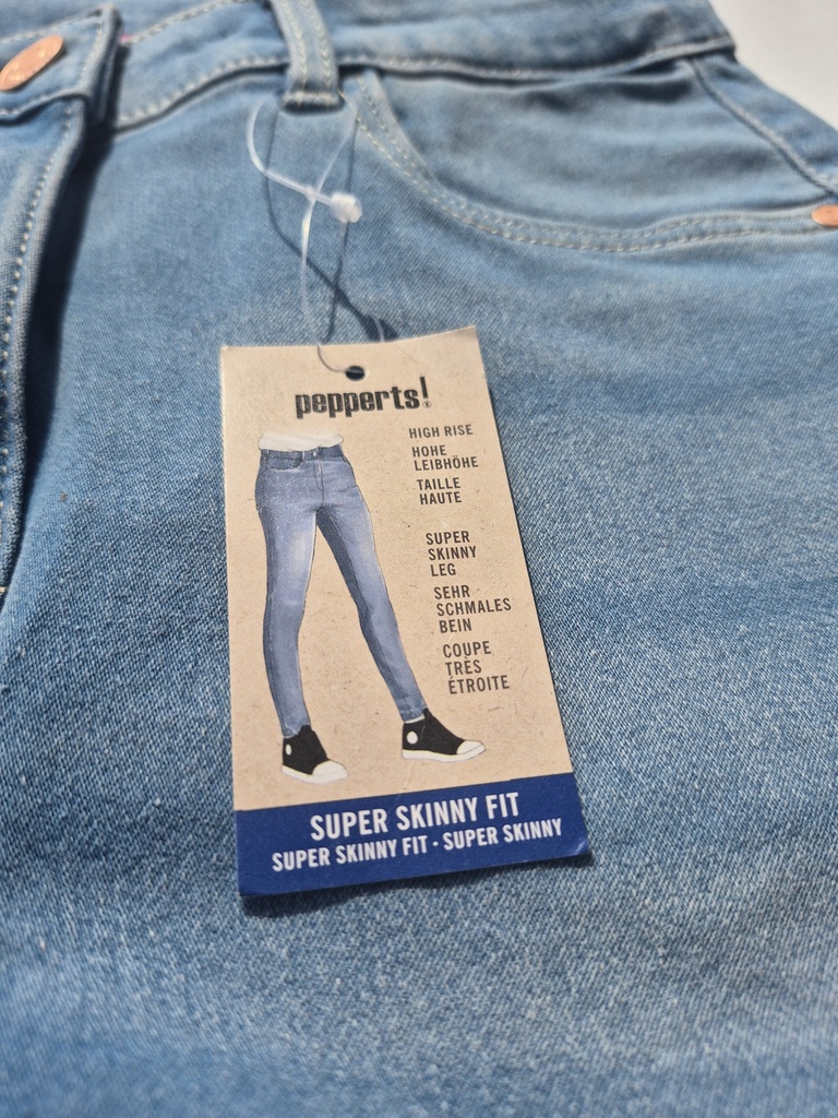 Girls Denim Trousers Peppert