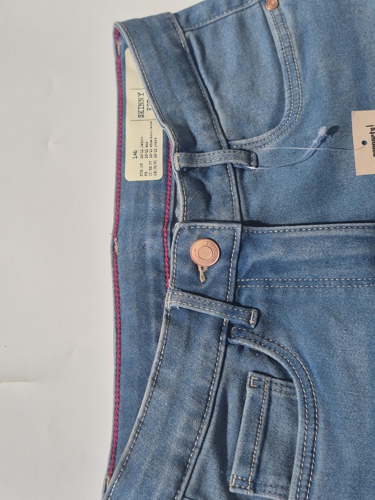 Girls Denim Trousers Peppert