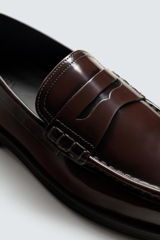 Zara Brown Loafer Shoe 
