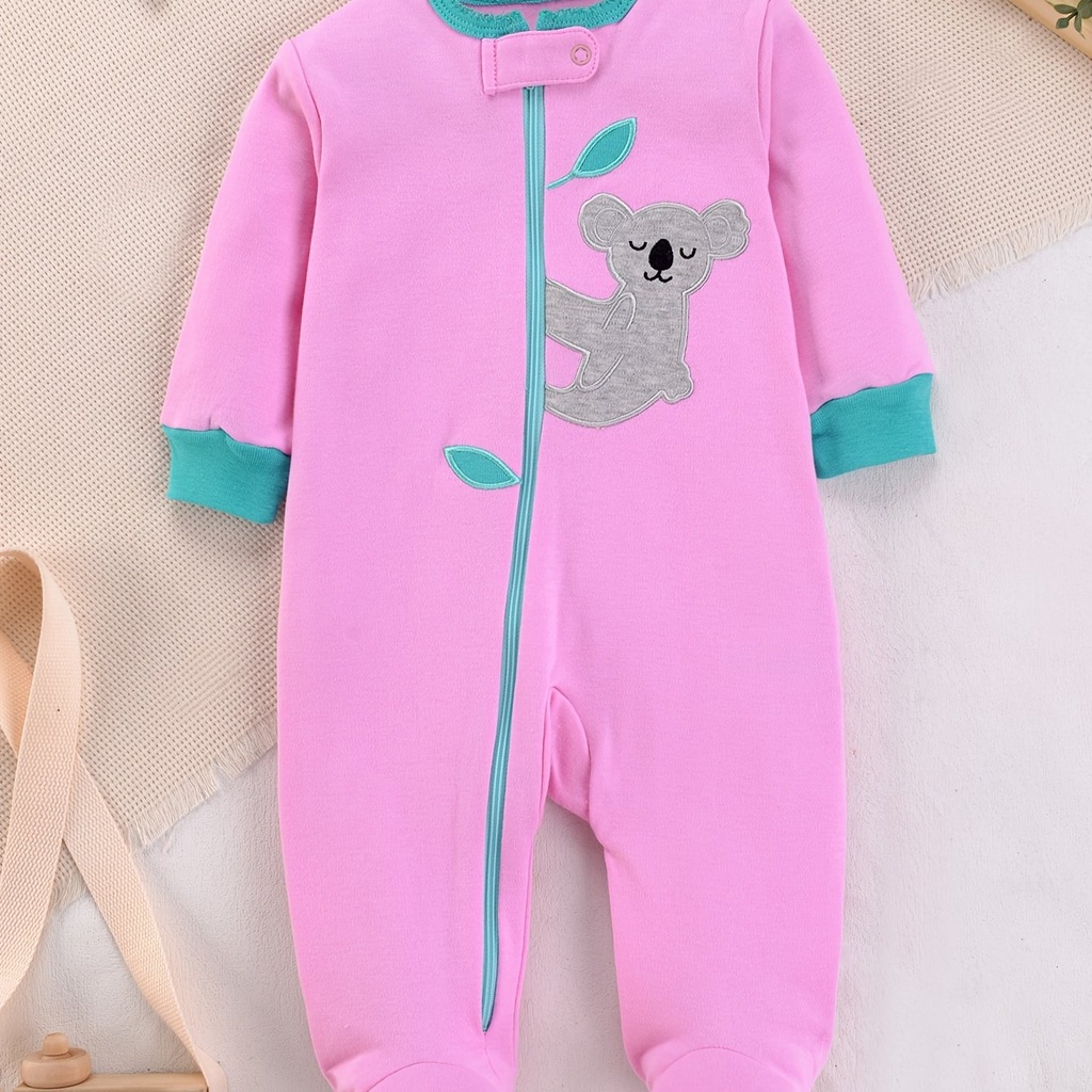 Carter's Single Sleepsuit Girls(Pink With Koala Design)