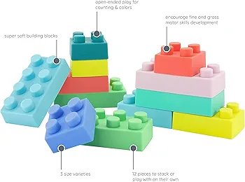 Infantino Super Soft 1st Building Blocks
