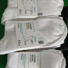 Primark  5pcs white  socks
