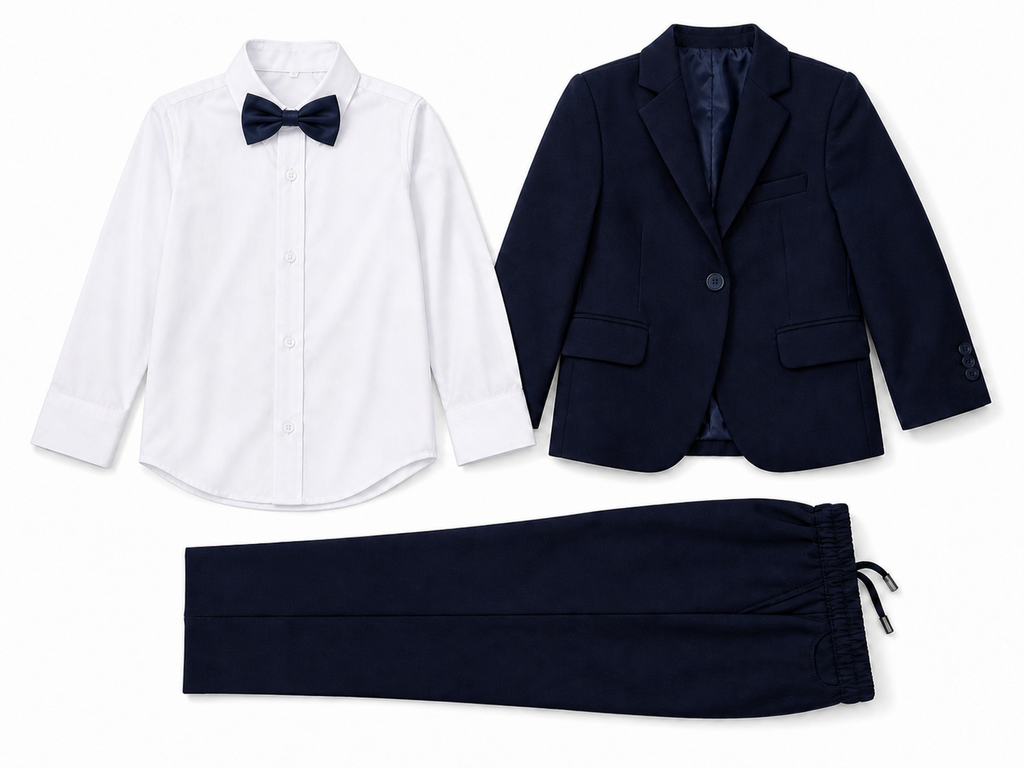 Terry & Messy Navy Blue Formal Suit (5408)
