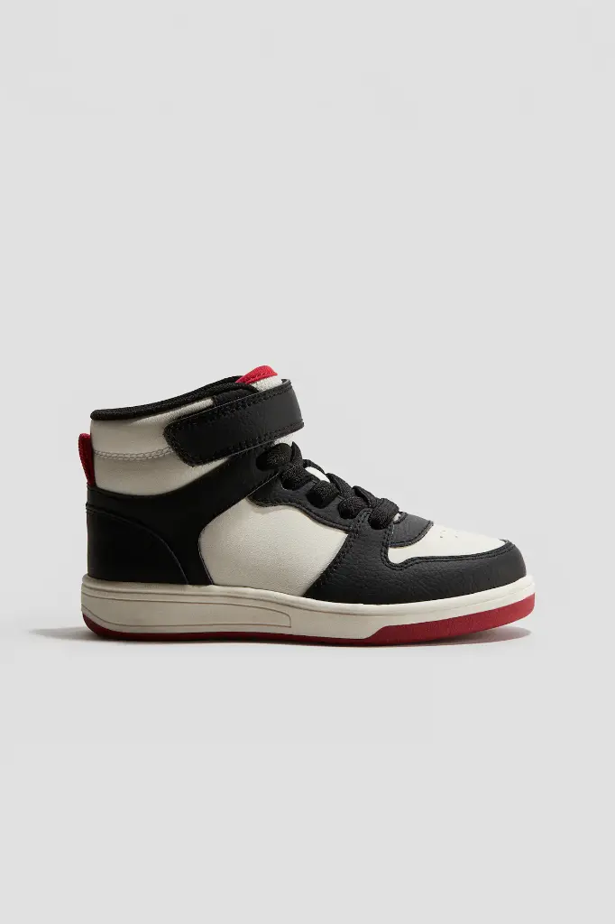 H&M Black & White High Top Sneakers