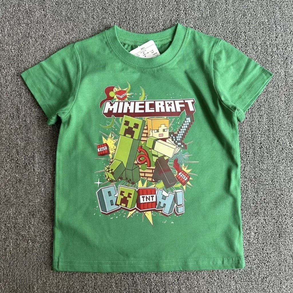 Next Character T-shirt (Green Minecraft)