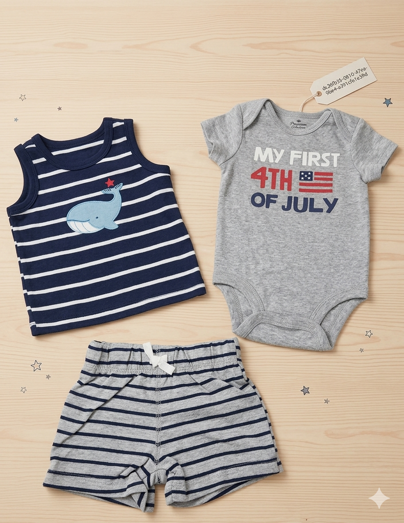 Carter's 3pcs Set Boys (3m) 