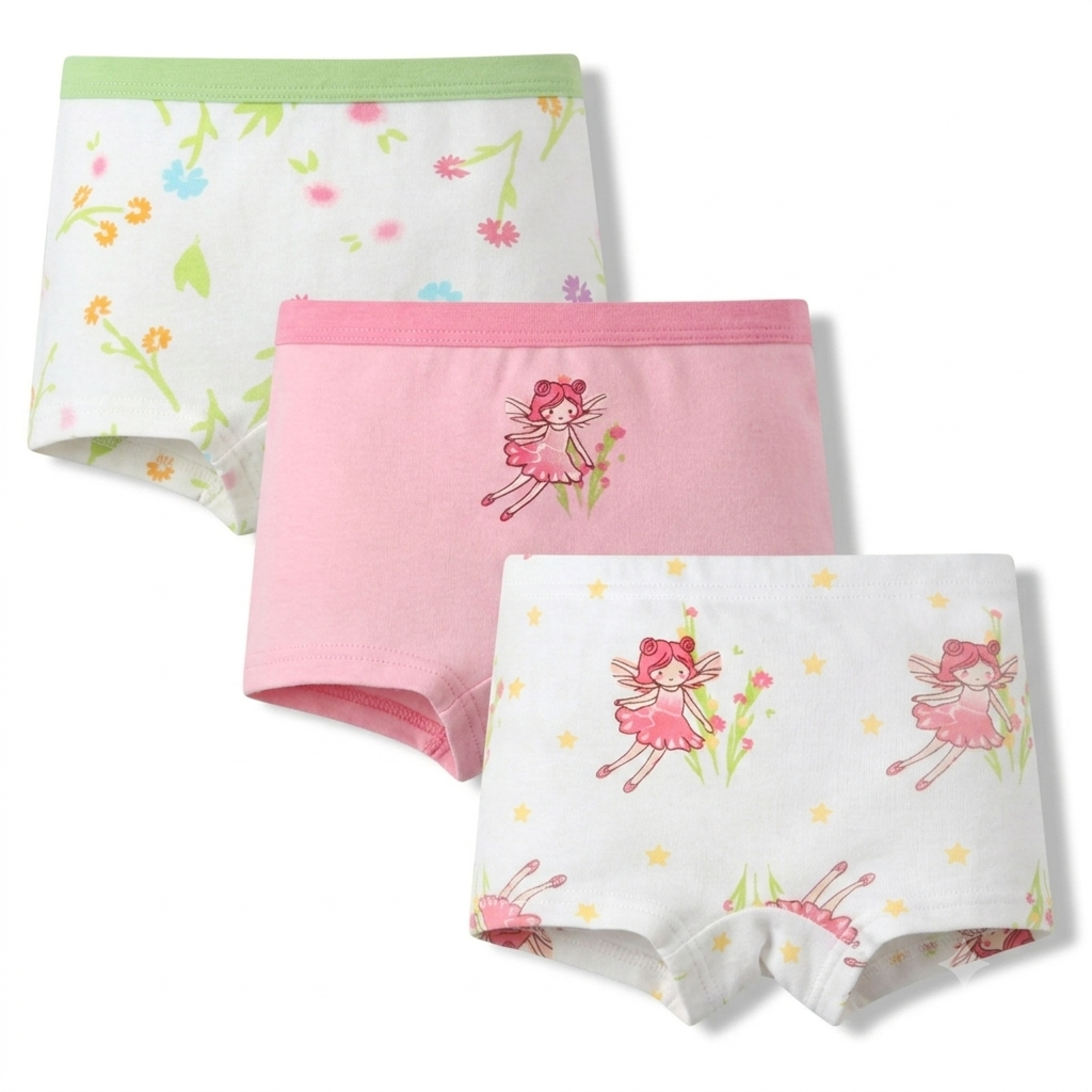 Girls 3pcs Set Under Shorts 