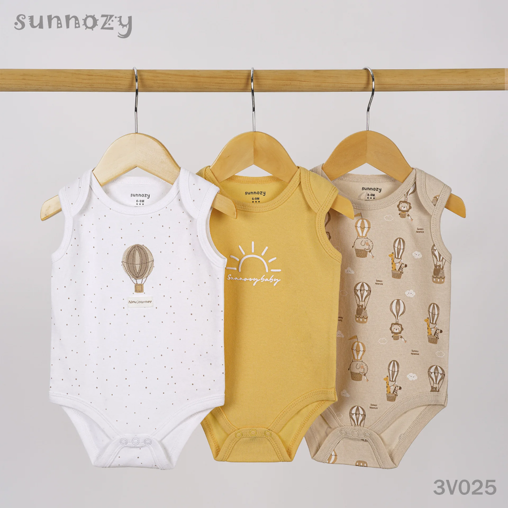 Sunnozy 3pcs Set Singlet 
