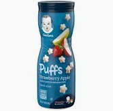 Gerber Snacks Puffs strawberry apple/banana