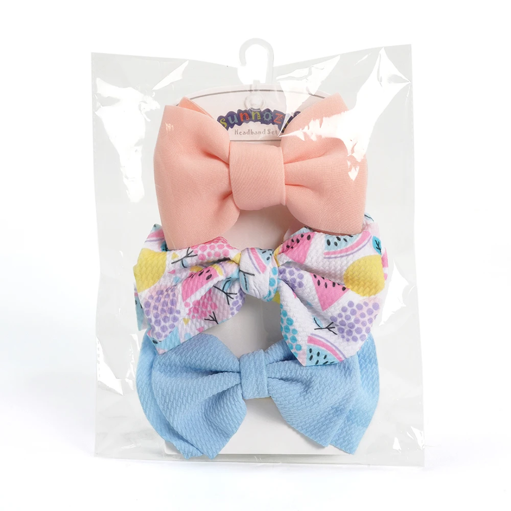 Sunnozy 3pcs Set Head Band 