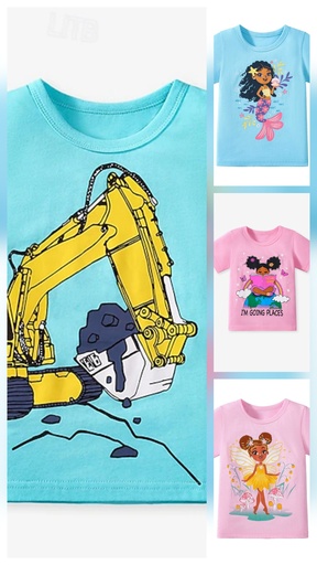 Little Maven 3pcs Tshirts