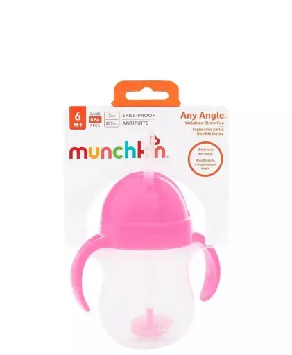 [MB-1326] Munchkin Any Angle Weighted Straw Cup 7oz