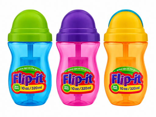 Nuby Flip-It Hard Straw Cup