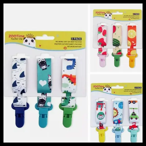 ZoomTime Pacifier 3 in 1 Pacifier Holder