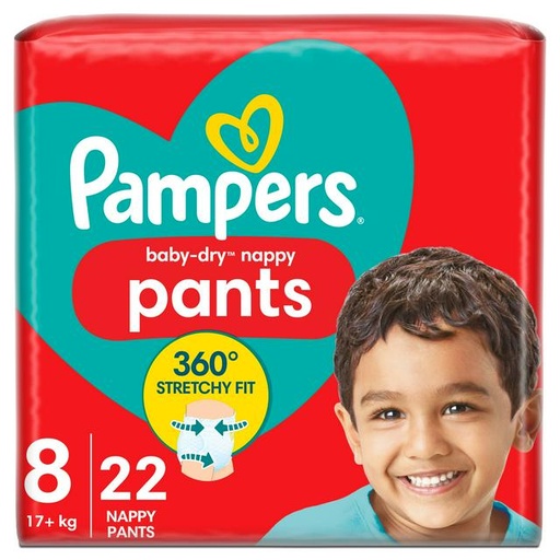 [MB-1496] Pampers  Baby Dry Nappy Pant  Size 7&8