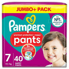 [MB-3823] Pampers Premium Protection 40Pcs Size 7