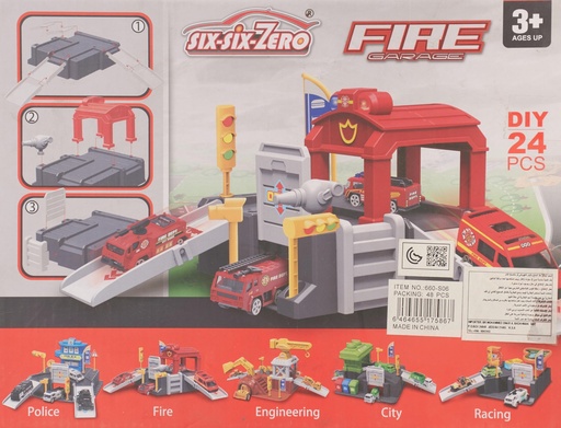 Rescue Police Fire Fighter Toy Set