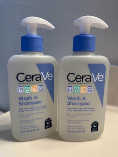 Cerave Wash And Shampoo 473ml