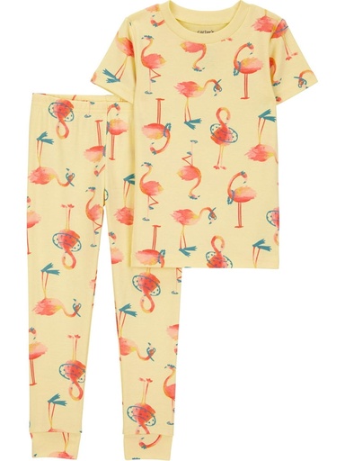 Carter's Child Of Mine Flamingo Sleepsuit 2Pcs Set