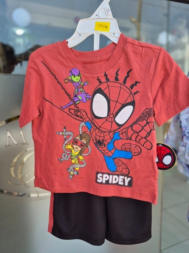 [MB-3675] Marvel: Spidey And His Amazing Friends 2Pcs Set Outfit