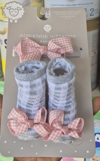 [MB-0912] Head Band & Socks Set With Stay Up Elastic 