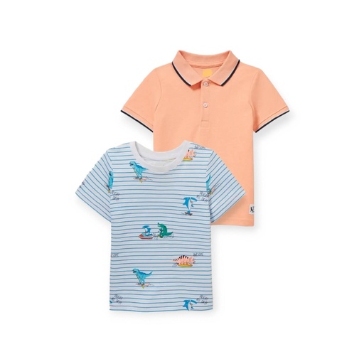 C & A 2Pcs Polo & T-shirt