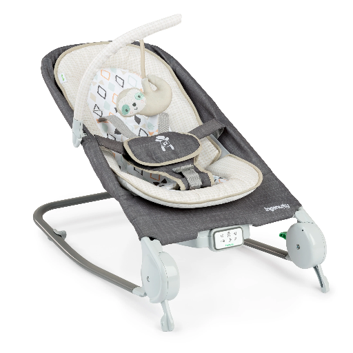 [MB-0966] Ingenuity Happy Belly Rock-to-Bounce Massage Seat - Parker