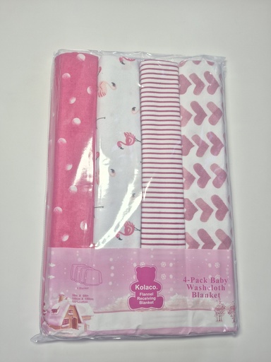 Kolaco Flannel Receiving Blanket 