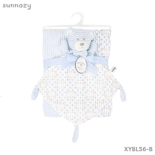 [MB-1833] Sunnozy Double Blanket With Toy  