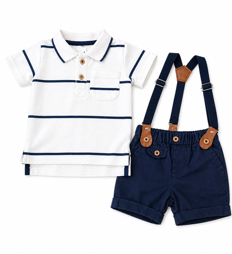 Cute Koala 2pcs Set Boys polo Outfit