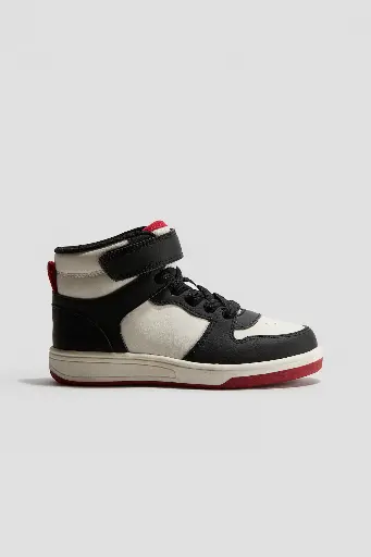 H&M Black & White High Top Sneakers