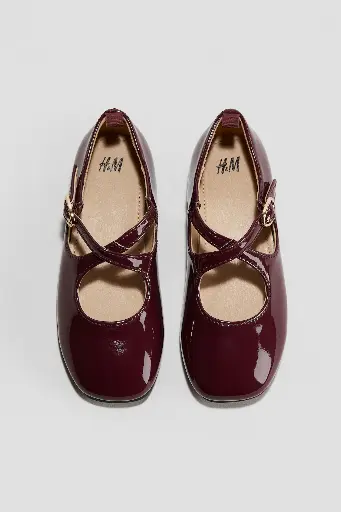 [MB-0903] H&M Wine Ballerina Shoe (EU-27)