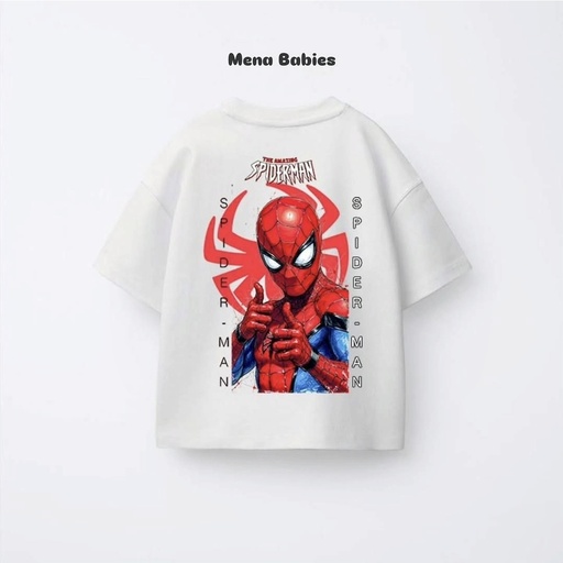 West White Spiderman T-shirts 