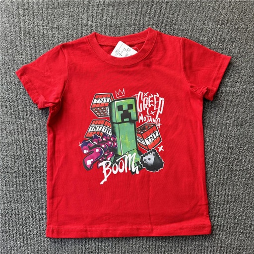 Next Character T-shirt (Red Minecraft)