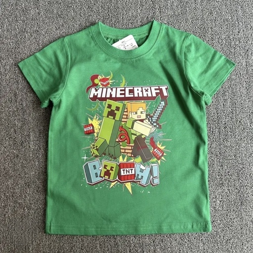 Next Character T-shirt (Green Minecraft)