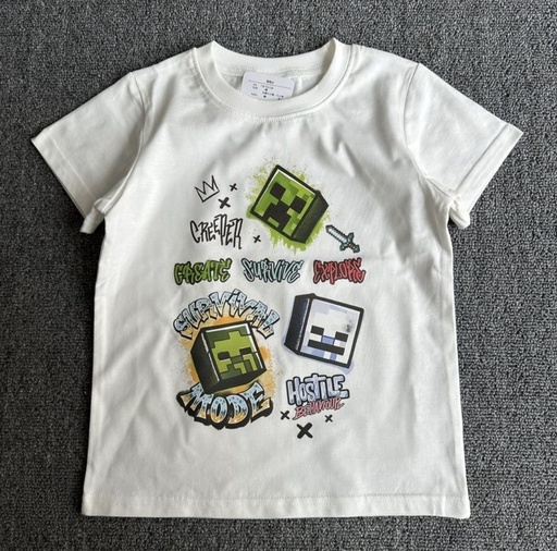 Next Character T-shirt (White Minecraft)