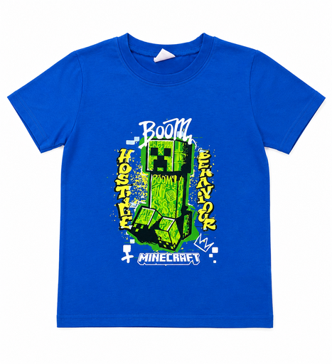 Next Character T-shirt (Minecraft Blue)