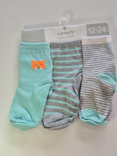 [MB-0350] Carter's 3 Pairs Of Socks (12-24m)