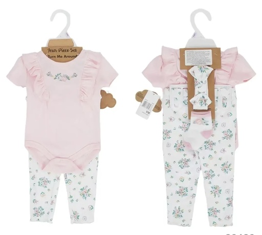 Babay Essentials 4pcs Set Pink Outfit