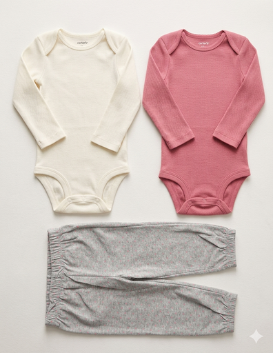 Carter's 3pcs Set Girls (12m)