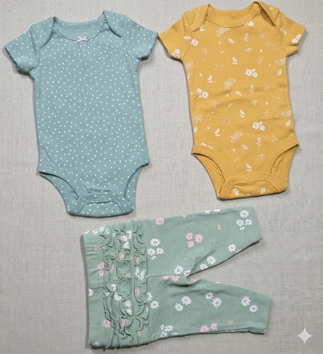[MB-0390] Carter's 3pcs Set Girls 