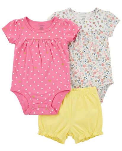 [MB-0397] Carter's 3pcs Set Girls (12m)