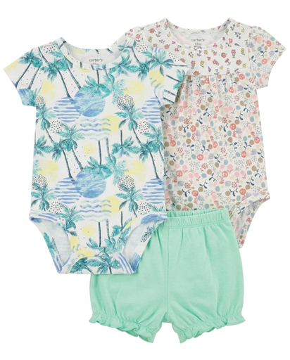 [MB-0398] Carter's 3pcs Set Girls (12m)