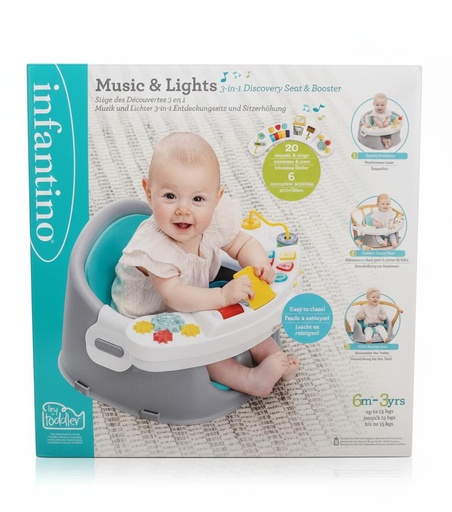 [MB-0960] Infantino Music Lights 3 in 1 Discovery Seat & Booster 