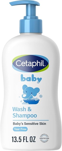 [MB-0552] Cetaphil Baby Wash & Shampoo 13.5 FL Oz (399ml)