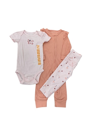 [MB-2736] Carter's 3pcs set Girls (9m)