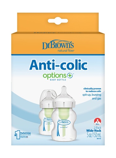 Dr Brown  Options Anti-Colic  2 Pcs Bottle 5oz/150ml